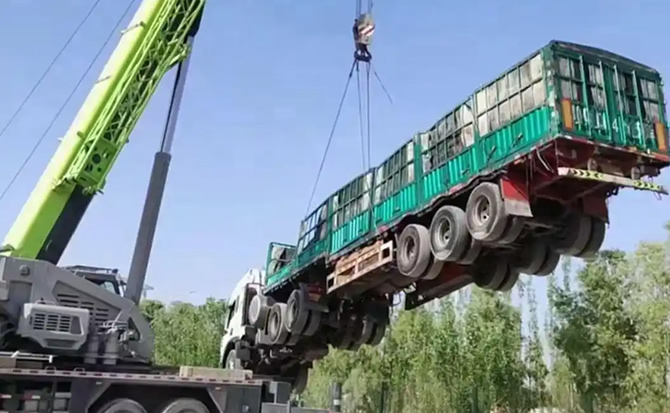硚口区道路脱困救援案例